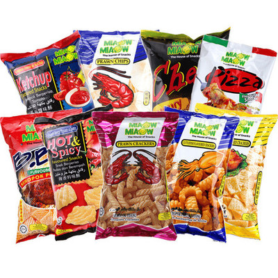 馬來西亞進口妙妙膨化零食 多口味龍蝦片與甜味涂抹醬的休閑盛宴